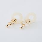 ラウンドデザインイヤリング　(95136) 4枚目画像