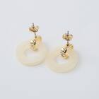 ラウンドデザインピアス (95137) 2枚目画像