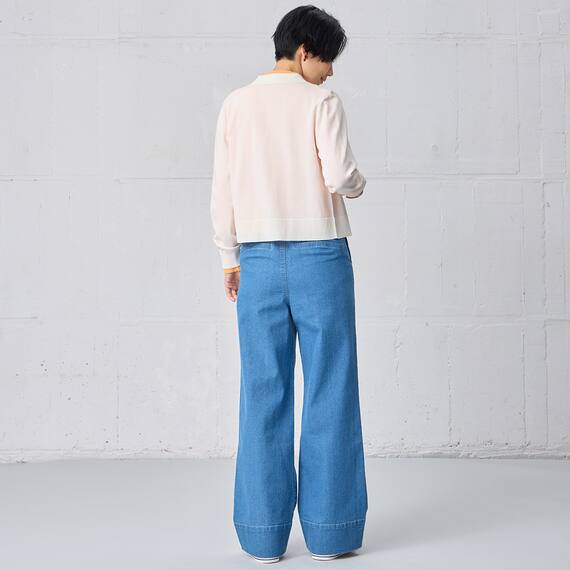 ポロ襟ニットカーディガン　(85104) 4枚目画像