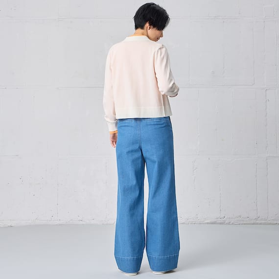 ポロ襟ニットカーディガン (85104) 4枚目画像