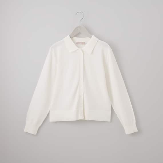 ポロ襟ニットカーディガン (85104) 5枚目画像