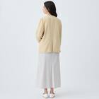 麻調ライトノーカラーＶネックジャケット　(15109) 11枚目画像