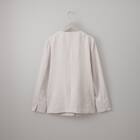 麻調ライトノーカラーＶネックジャケット　(15109) 13枚目画像