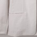 麻調ライトノーカラーＶネックジャケット　(15109) 15枚目画像