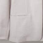 麻調ライトノーカラーVネックジャケット (15109) 15枚目画像