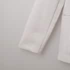 麻調ライトノーカラーVネックジャケット (15109) 17枚目画像