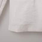 麻調ライトノーカラーVネックジャケット (15109) 18枚目画像