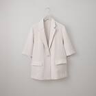 麻調ライト半袖テーラードジャケット　(15110) 9枚目画像