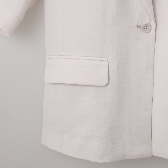 麻調ライト半袖テーラードジャケット (15110) 12枚目画像