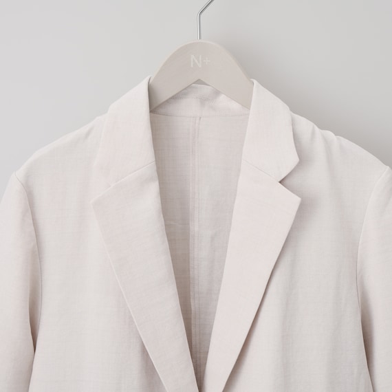 麻調ライト半袖テーラードジャケット (15110) 13枚目画像