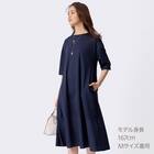 艶やかシルケット布帛切り替えワンピース　(45107) 5枚目画像