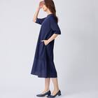 艶やかシルケット布帛切り替えワンピース　(45107) 7枚目画像