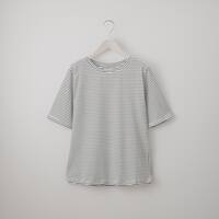 ベーシックボーダーボートネック半袖Ｔシャツ　(65122)