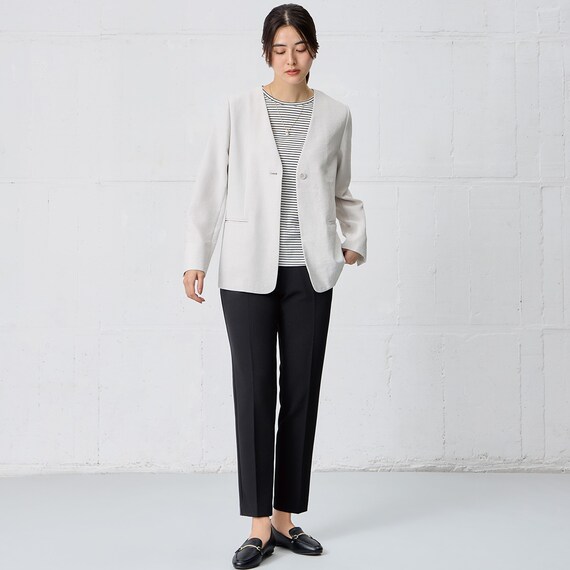 ベーシックボーダーボートネック半袖Ｔシャツ　(65122) 3枚目画像