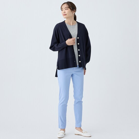 ベーシックボーダーボートネック半袖Tシャツ (65122) 9枚目画像