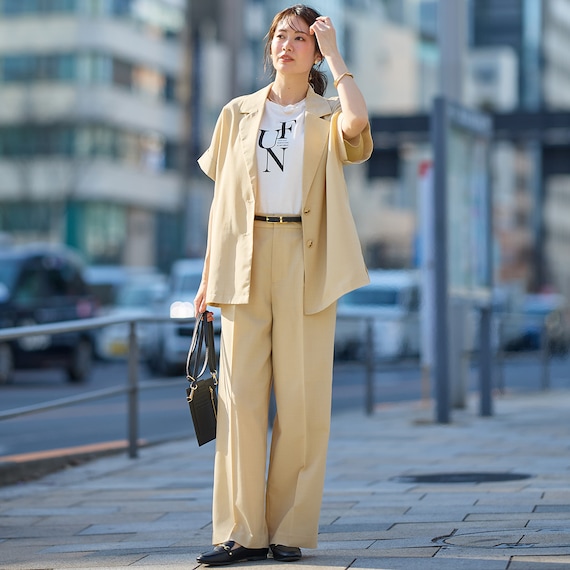 接触冷感綿スラブグラフィックロゴプルオーバー (65109) 3枚目画像