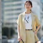 接触冷感綿スラブグラフィックロゴプルオーバー (65109) 5枚目画像