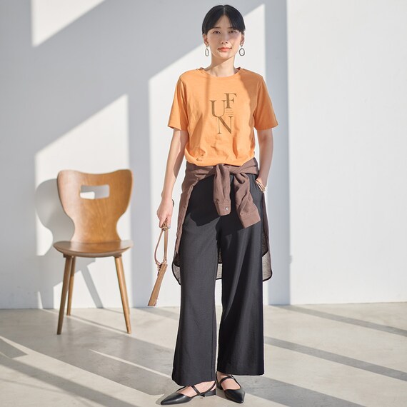 接触冷感綿スラブグラフィックロゴプルオーバー (65109) 16枚目画像