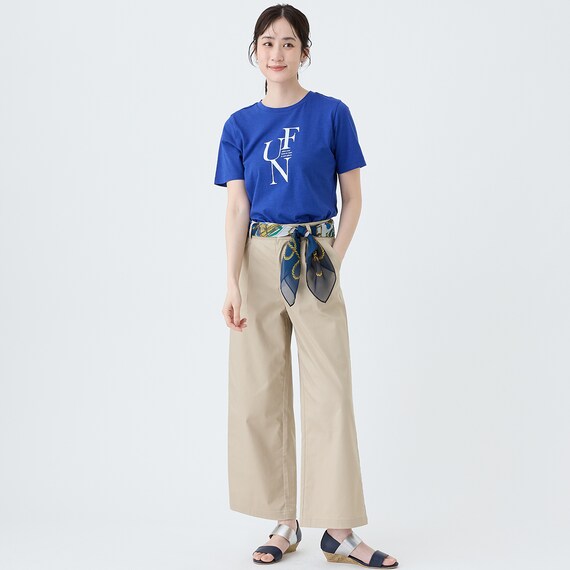 接触冷感綿スラブグラフィックロゴプルオーバー　(65109) 24枚目画像