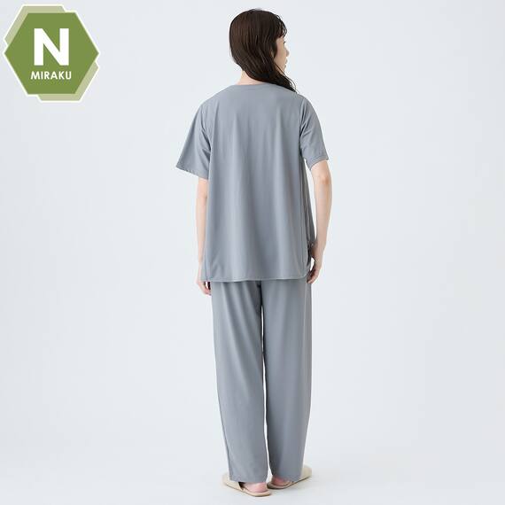 Ｎミラク半袖プルオーバー　(Z5110)　着るだけで疲労回復リカバリーウェア 8枚目画像