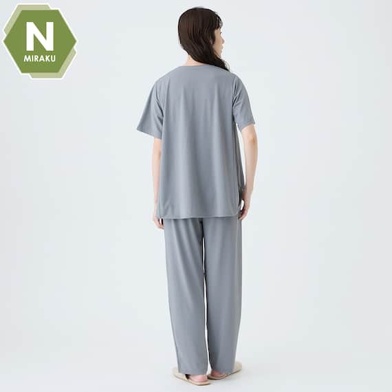 Nミラク半袖プルオーバー (Z5110) 着るだけで疲労回復リカバリーウェア 8枚目画像