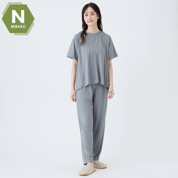 Ｎミラクストレートパンツ　(Z5111)　着るだけで疲労回復リカバリーウェア 5枚目画像