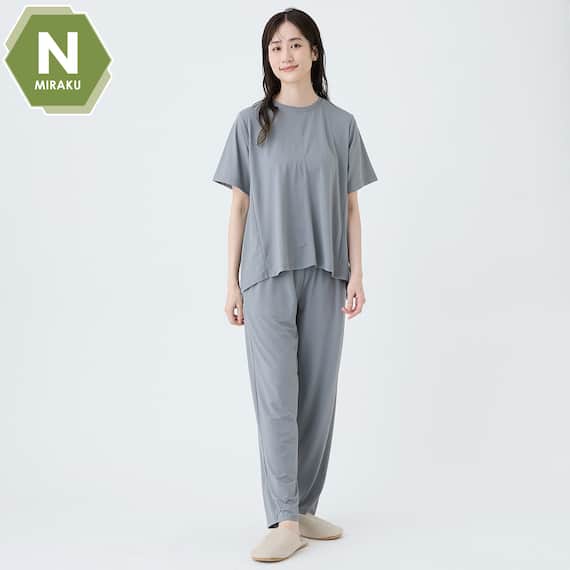 Nミラクストレートパンツ (Z5111) 着るだけで疲労回復リカバリーウェア 5枚目画像