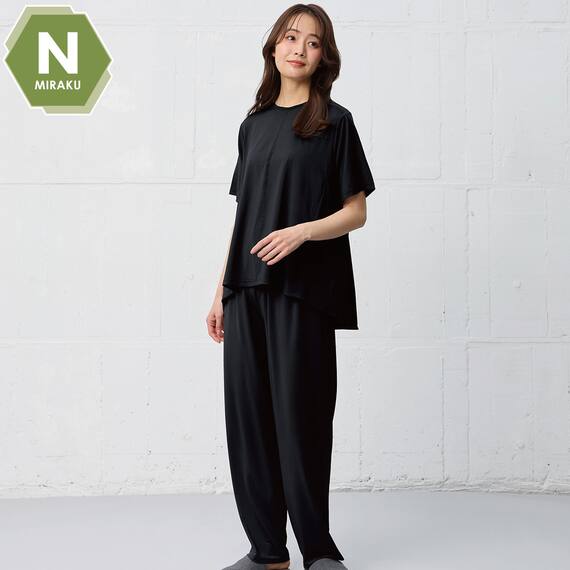 Ｎミラクストレートパンツ　(Z5111)　着るだけで疲労回復リカバリーウェア 10枚目画像