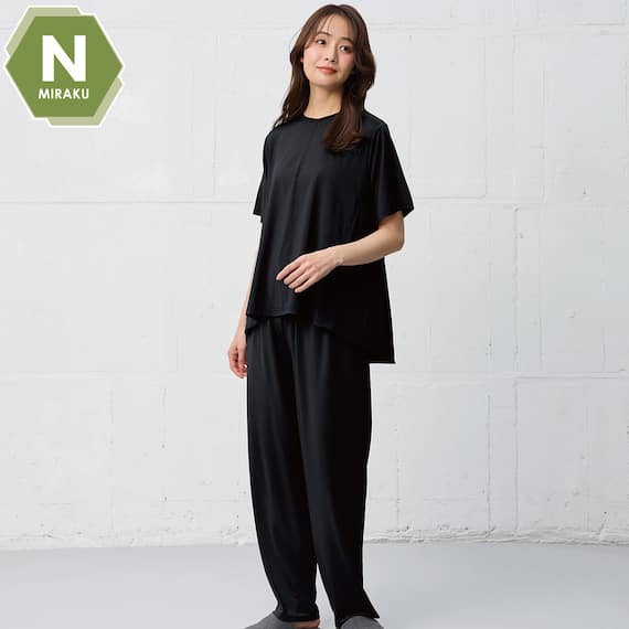 Nミラクストレートパンツ (Z5111) 着るだけで疲労回復リカバリーウェア 10枚目画像