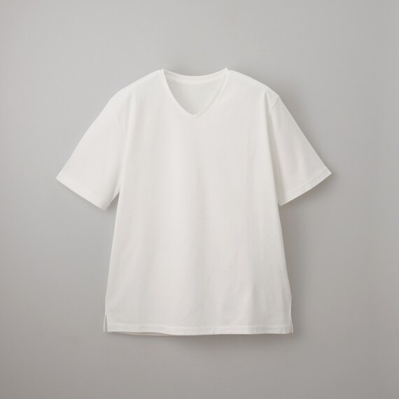 【ニトリネット先行販売】なめらかコットンＶネックプルオーバー　(65113) 1枚目画像