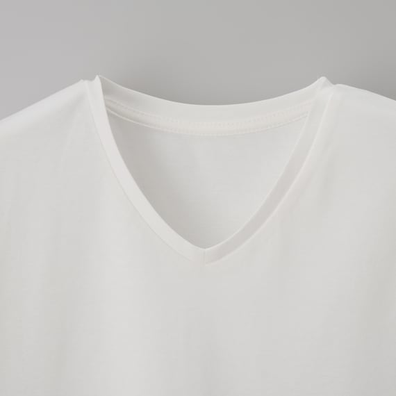 【ニトリネット先行販売】なめらかコットンVネックプルオーバー (65113) 4枚目画像