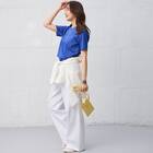 【ニトリネット先行販売】なめらかコットンＶネックプルオーバー　(65113) 14枚目画像