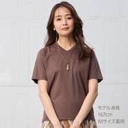 【ニトリネット先行販売】なめらかコットンＶネックプルオーバー　(65113)