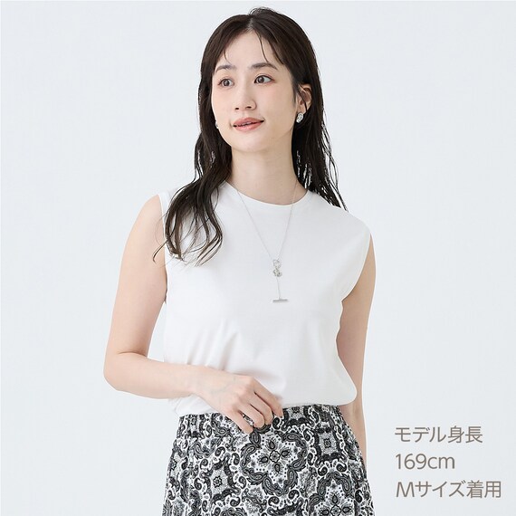 【ニトリネット先行販売】なめらかコットンノースリーブプルオーバー　(65114) 1枚目画像