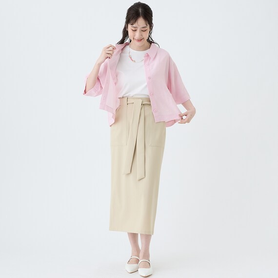 【ニトリネット先行販売】なめらかコットンノースリーブプルオーバー (65114) 8枚目画像