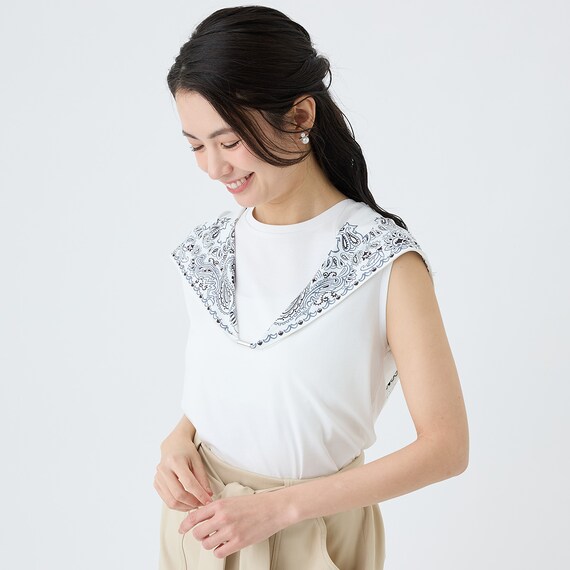 【ニトリネット先行販売】なめらかコットンノースリーブプルオーバー　(65114) 14枚目画像