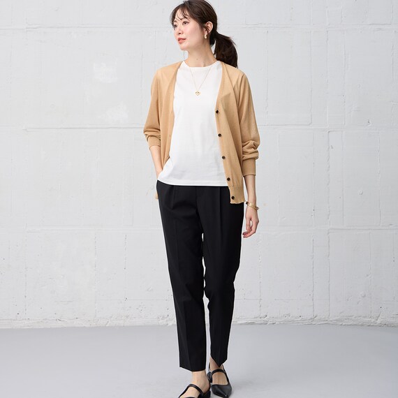 【ニトリネット先行販売】なめらかコットンノースリーブプルオーバー (65114) 18枚目画像