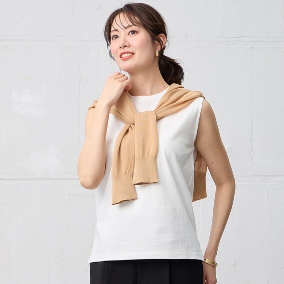 【ニトリネット先行販売】なめらかコットンノースリーブプルオーバー　(65114) 19枚目画像