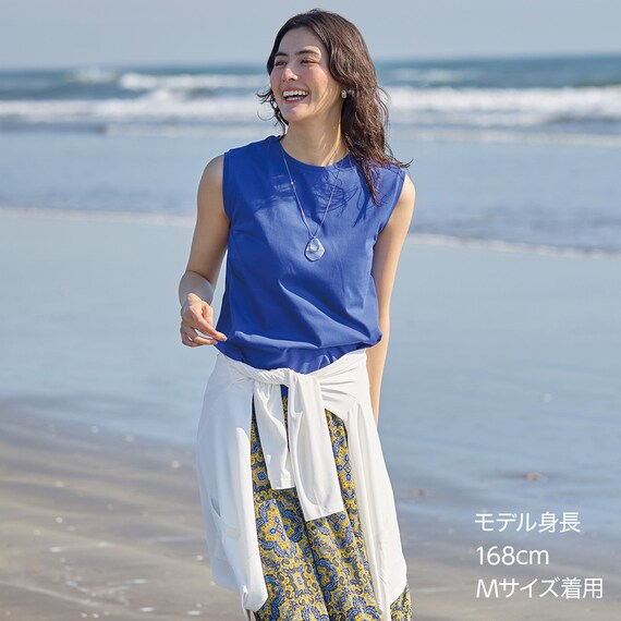 【ニトリネット先行販売】なめらかコットンノースリーブプルオーバー　(65114) 23枚目画像