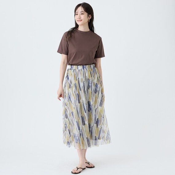 【ニトリネット先行販売】なめらかコットンモックネックプルオーバー　(65115) 12枚目画像