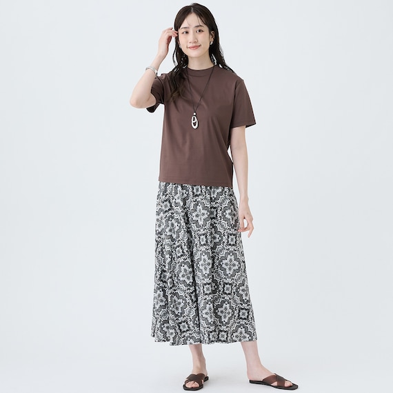 【ニトリネット先行販売】なめらかコットンモックネックプルオーバー (65115) 19枚目画像