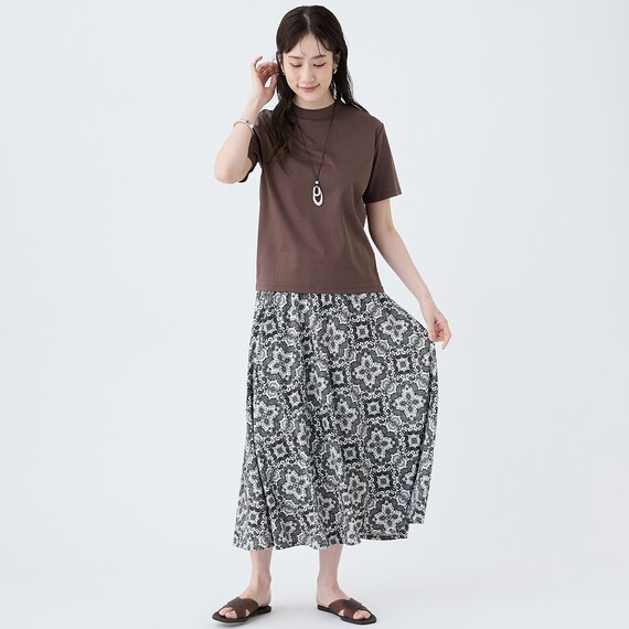 【ニトリネット先行販売】なめらかコットンモックネックプルオーバー　(65115) 20枚目画像