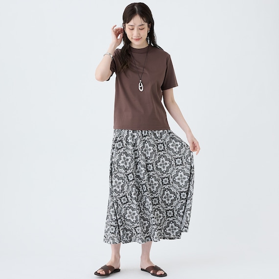 【ニトリネット先行販売】なめらかコットンモックネックプルオーバー (65115) 20枚目画像