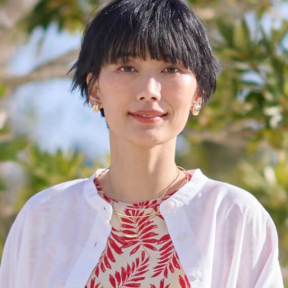 シンプルモチーフワイヤーネックレス　(95153) 3枚目画像