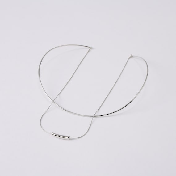 シンプルモチーフワイヤーネックレス (95153) 11枚目画像