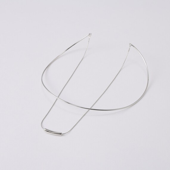 シンプルモチーフワイヤーネックレス　(95153) 12枚目画像