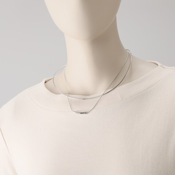 シンプルモチーフワイヤーネックレス　(95153) 14枚目画像