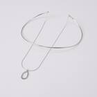 ラウンドモチーフワイヤーネックレス　(95154) 8枚目画像