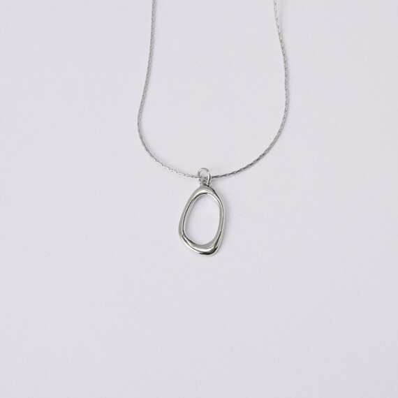 ラウンドモチーフワイヤーネックレス　(95154) 9枚目画像