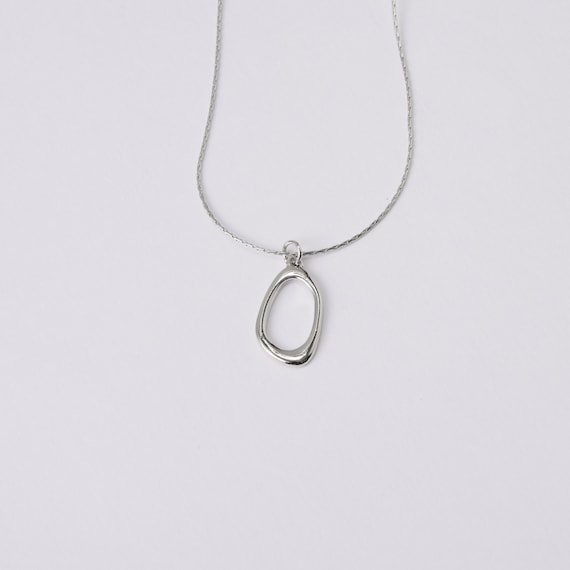 ラウンドモチーフワイヤーネックレス (95154) 9枚目画像